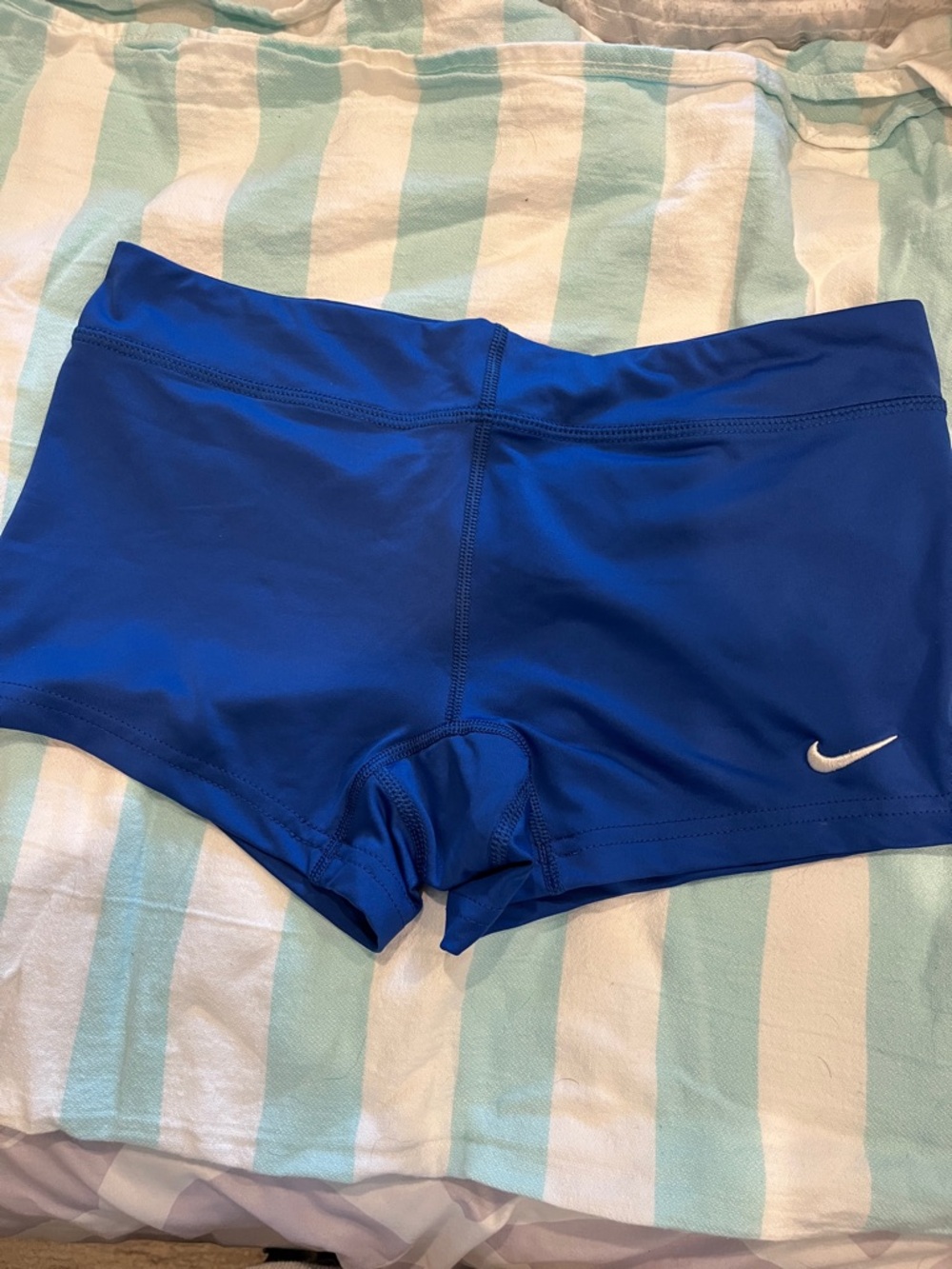 Nike Women's Bright Blue Performance Bike Shorts